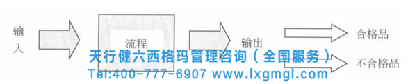 輸入到輸出 六西格瑪測量標準就是量化顧客的需求